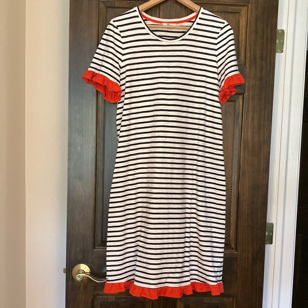 Striped Boden T-shirt dress